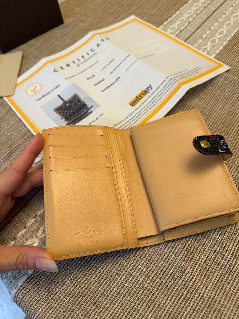 Louis Vuitton Multicolored Compact Wallet - Picture 10 of 12